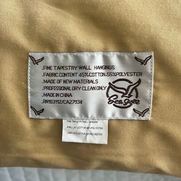 Vintage Sea Gull Fine Art Wall Tapestry - Picture 5 of 8